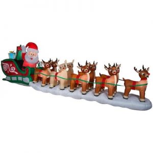 Rudolph 5.48-ft Lighted Christmas Inflatable