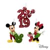 Hallmark Disney’s 2019 Micky and Minnie (Set of 3) Christmas Ornaments