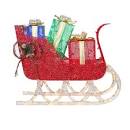Holiday Living 40-in Sleigh Sculpture with Clear LED Lights